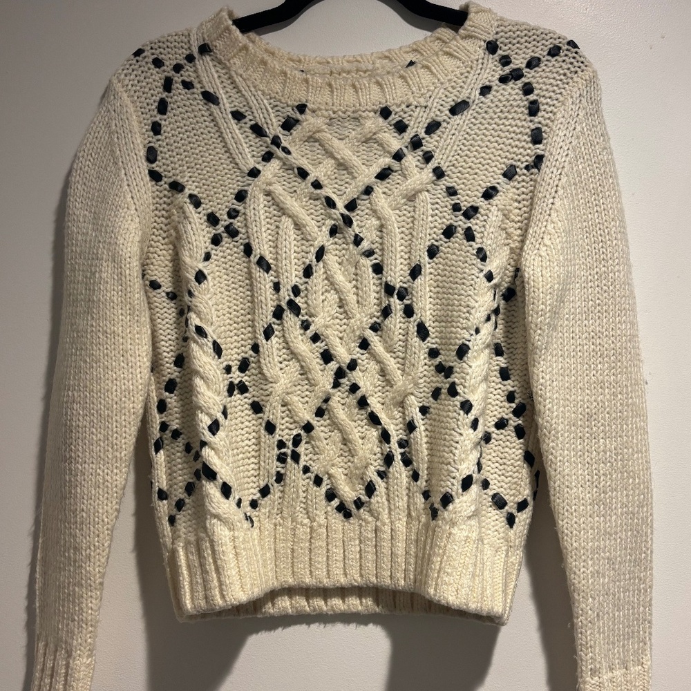 Parker Cream Sweater - Size Small